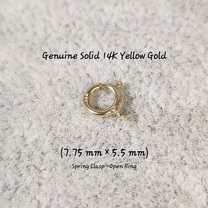 Gold Open Circle Necklace Minimalist Design